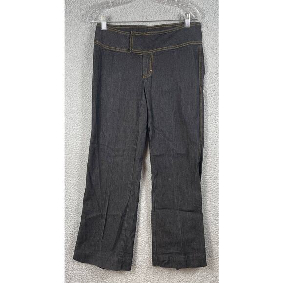 Bisou Bisou Womens Size 6 Denim Wide Leg Pants - Picture 1 of 9